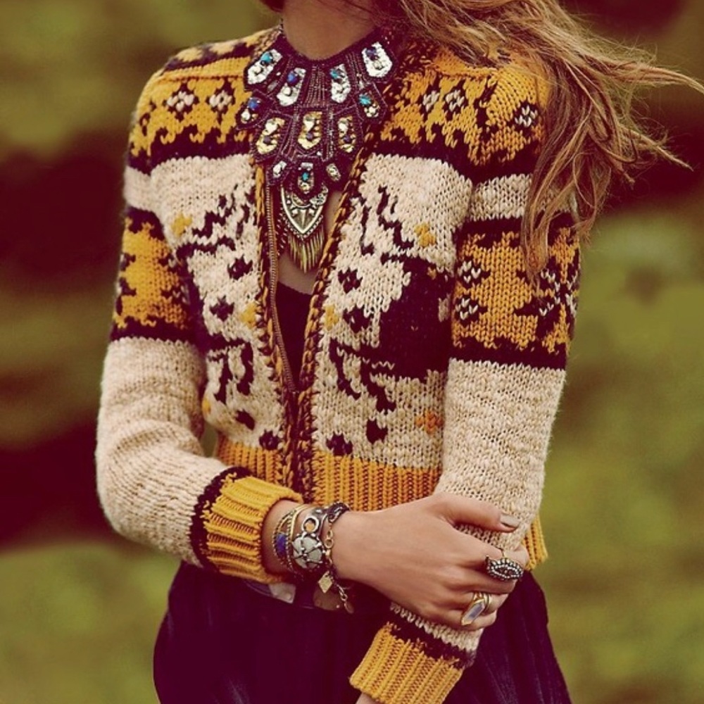 ISO Free People RUDOLPH sweater cardigan